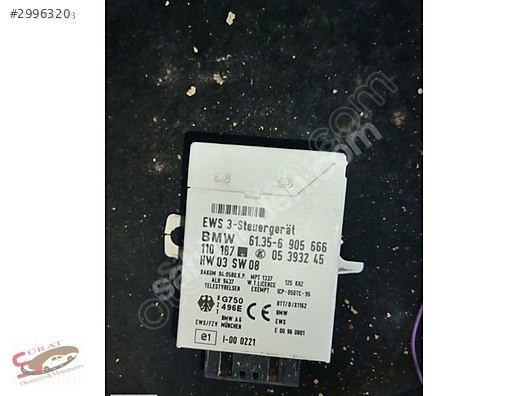 BM3 E46 İMMOBİLİZER KONTROL MODÜLÜ (7905666 1101187 0539324)