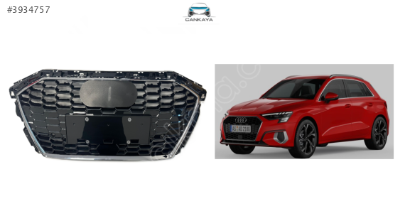 AUDİ A3 2021+ ÖN PANJUR PLAKALIKLI SENSÖRLÜ 1. KALİTE (SIFIR)