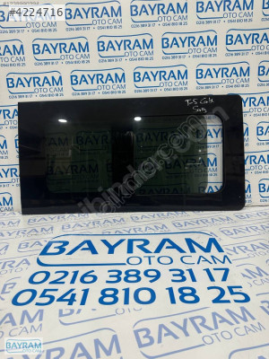 V.w TRANSPORTER T-5 ÇERÇEVELİ YAN CAM SAĞ 1 GLX SİYAH