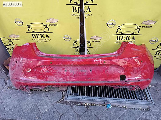 OPEL ASTRA J HB ARKA TAMPON MAKYAJLI KIRMIZI ÇIKMA ORJİNAL YEDEK