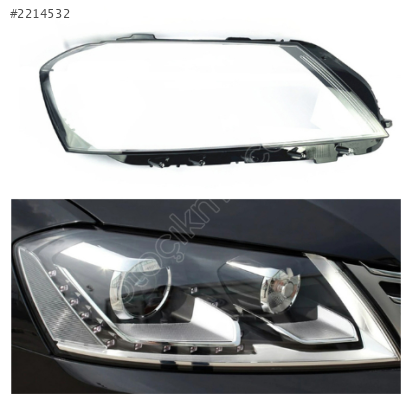 VOLKSWAGEN PASSAT B7 LEDLİ SAĞ FAR CAMI 2011-2014 UYUMLU