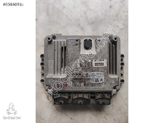 Peugeot 307 1.6 HDI Motor Beyni 9655698280 - 0281011234 EDC1