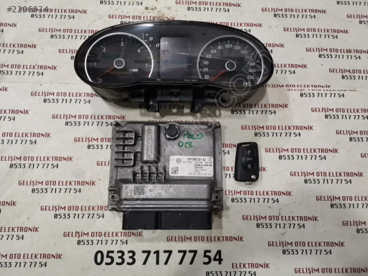 03P906021AJ 6R0920861K 6R0920861KANAHTAR VW POLO SETİ