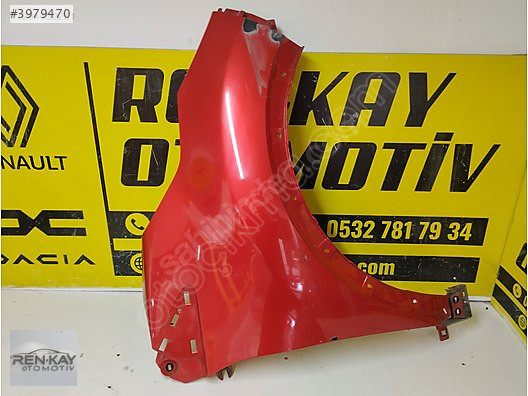631002106R RENAULT CAPTUR SAĞ ÖN ÇAMURLUK KIRMIZI ORJ ÇIKMA