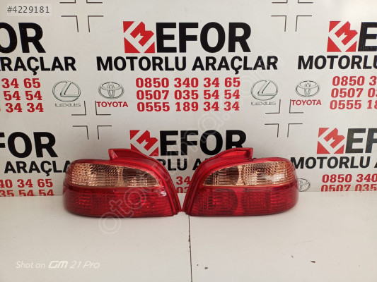 TOYOTA AVENSİS SIFIR SAĞ SOL STOP 01-02 OEM:81561-05090