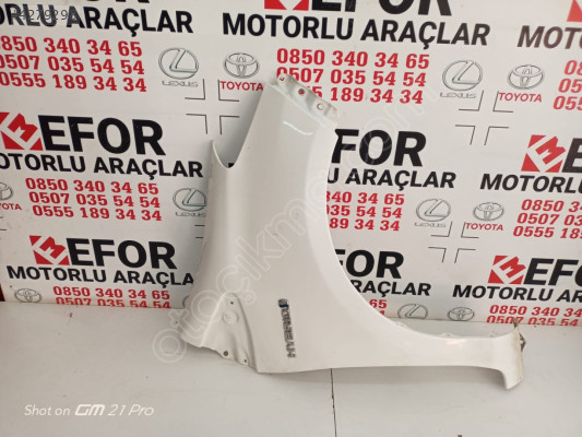 TOYOTA YARİS ORJİNAL ÇIKMA SAĞ ÖN ÇAMURLUK