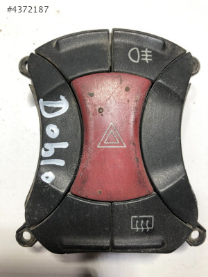 Fiat Doblo 1997-2003  Dörtlü Flaşör Sis Düğmesi Orjinal