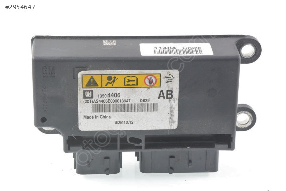 Chevrolet Cruze Airbag Beyni 13504406 SDM10.12 Orjinal Garantili