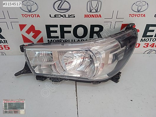 TOYOTA HİLUX SOL FAR ÇIKMA ORİJİNAL PARÇA 2016-2020