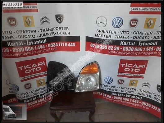 Hyundai H100 ön sağ far