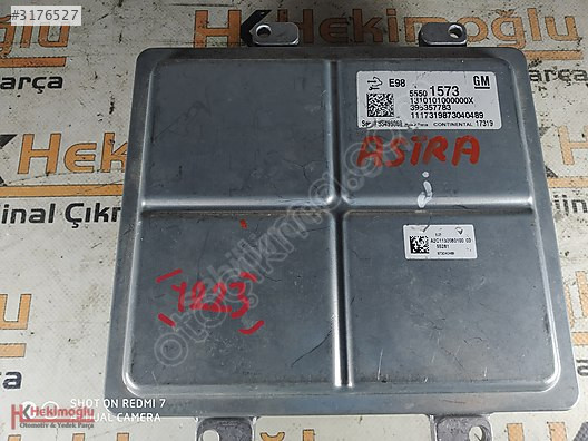 OPEL ASTRA J 1.6 MOTOR BEYNİ ECU 1310101000000X, 395357783, 1117
