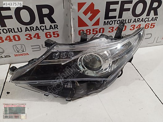 TOYOTA AURİS SOL FAR ÇIKMA ORİJİNAL PARÇA 2013-2015