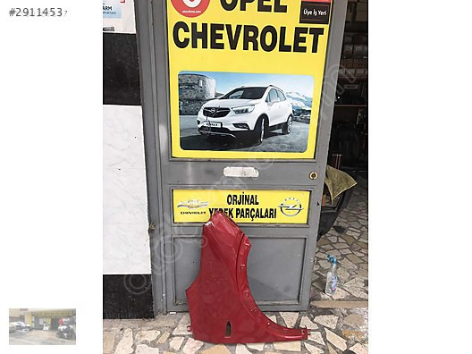 Opel crossland x çıkma sağ ön çamurluk ORJİNAL OTO OPEL
