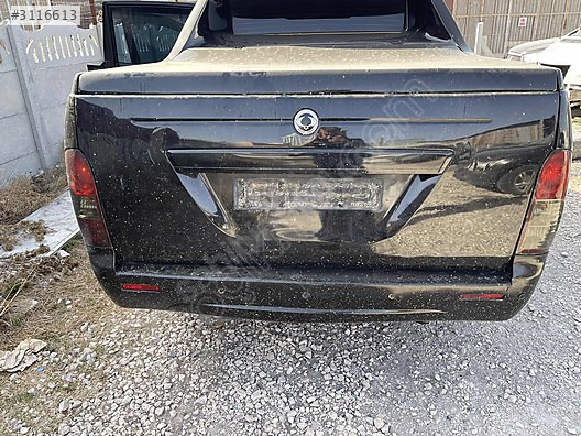 SsangYong Actyon Sports Siyah Bagaj Kapak - Oto Çıkma Parça