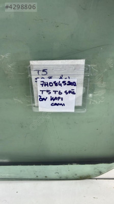 TRANSPORTER 04-13 ÇIKMA KAPI CAMI - SAĞ ÖN -  7H0845202