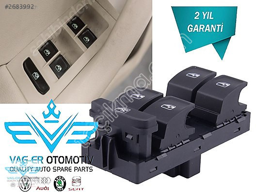 FABİA MK3 2015-2021 ÖN SOL CAM AÇMA DÜĞMESİ TUŞU DÖRTLÜ 5E09