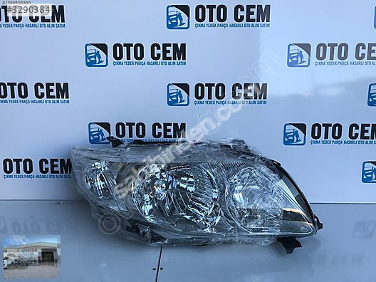 OTO CEM DEN TOYOTA COROLLA 2008 2010 SAĞ FAR SIFIR YAN SANAYİ