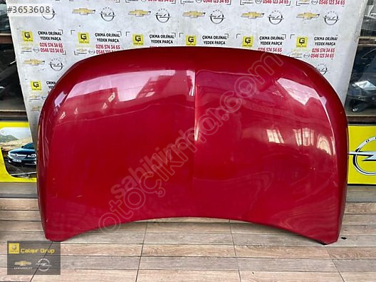 OPEL CORSA F KIRMIZI MOTOR KAPUTU ÇIKMA SÖKME YEDEK PARÇA