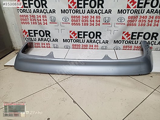 TOYOTA COROLLA ARKA TAMPON ALT ÇIKMA ORİJİNAL PARÇA 1999-2002