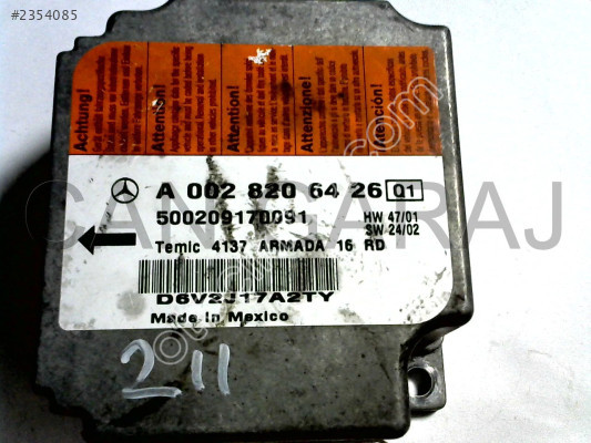 Mercedes W211 Airbag Beyni 0028206426