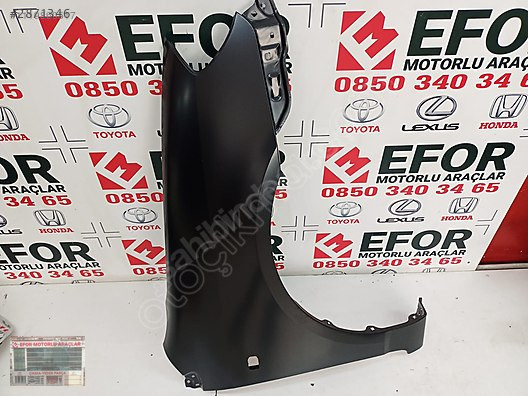 TOYOTA COROLLA SIFIR SAĞ ÖN ÇAMURLUK 02-06 OEM:53811-02080
