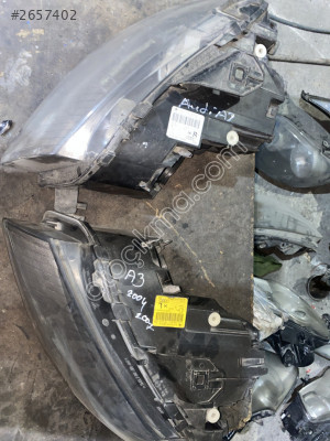 Audi A3 2004-2007 sağ ön ve sol ön far 2 cift
