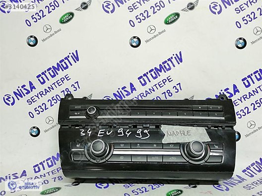 BMW 5 SERİSİ F10 5.20 KASA KLİMA KONTROL PANELİ ÇIKMA 9306149