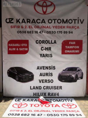 2013-2018 TOYOTA COROLLA ÇIKMA ORJINAL LEDLİ ARKA DIŞ STOP