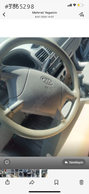 2004 Kia rio çıkma orjinal direksiyon airbagı