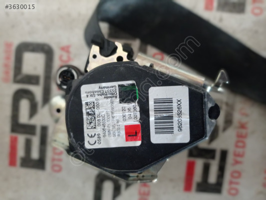 peugeot 208 ÖN SOL EMNİYET KIEMERİ 0589P1000277