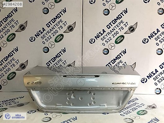 MERCEDES E SERİSİ W211 E200 KASA BAGAJ KAPAĞI ORJ SEDEFLİ