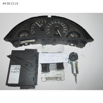 Opel Corsa Motor Beyni Komple Seti 0261206072 09115111 09115096