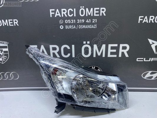 CHEVROLET CRUZE 2010-  SAĞ ÖN FAR SIFIR İÇİ SİYAH