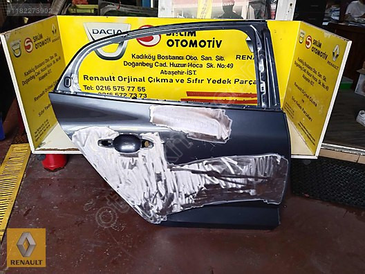 RENAULT MEGAN 4 ÇIKMA ORJİNAL SAĞ ARKA KAPI VE DİĞER APRÇALARI