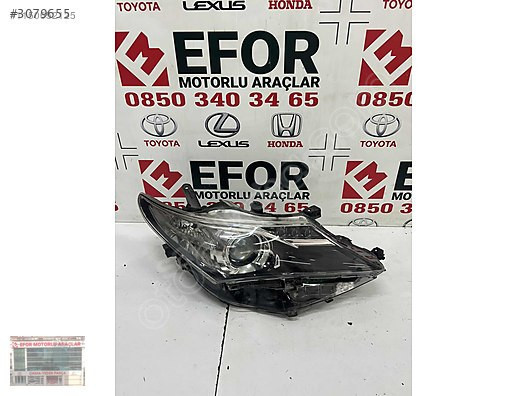 TOYOTA AURİS SAĞ FAR ÇIKMA ORJİNAL YEDEK PARÇA 13-15 MODEL