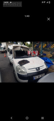 Peugeot partner 2005 arka dingil torsiyon