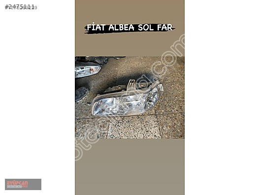 Fiat Albea Modeli için Sol Ön Far Parçası