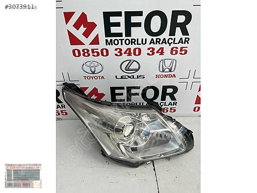 TOYOTA AVENSİS FAR SAĞ ÇIKMA ORJİNAL YEDEK PARÇA 09-12