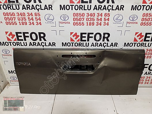 TOYOTA HİLUX BAGAJ KAPAĞI ÇIKMA ORİJİNAL PARÇA 2017-2023