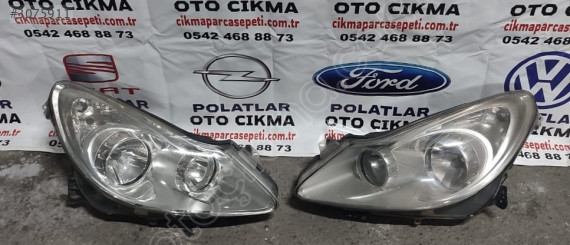Opel Corsa D far sağ -sol Orjinal