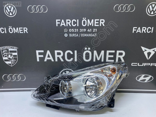 OPEL CORSA D 2007-10 SOL ÖN FAR SIFIR İÇİ SİYAH