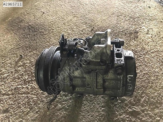 MERCEDES W126 M117 MOTOR ORJİNAL KLİMA KOMPRESSÖRÜ SORUNSUZ