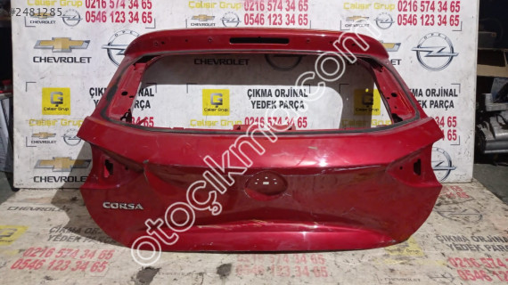 OPEL CORSA F 2019-2021 BAGAJ KAPAĞII ÇIKMA SÖKME YEDEK PARÇA
