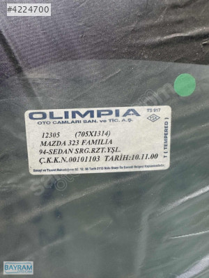 MAZDA FAMİLİA SEDAN ARKA CAM 94-