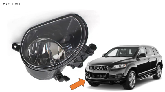 4L0941700A AUDI Q7 10-15 SAĞ SİS FARI .