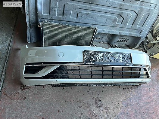 Golf 7.5 ön tampon orta ızgara sis kapak çıta alt muhafaza
