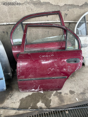 TOYOTA COROLLA EFSANE KASA SOL ARKA KAPI ÇIKMA ORJİNAL