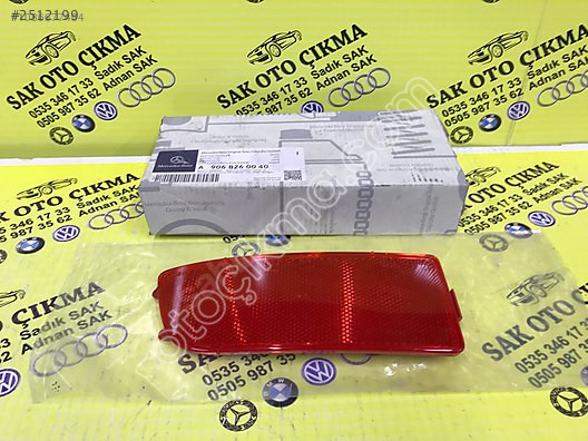 VOLKSWAGEN CRAFTER ARKA TAMPON SOL REFLEKTÖR SIFIR