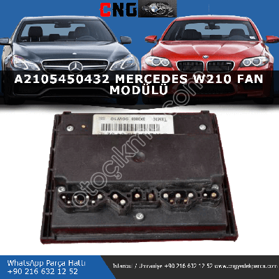 a2105450432 mercedes w210 fan modulu