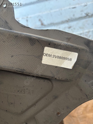 3V0809958 Süper B dağ ön davlumbaz